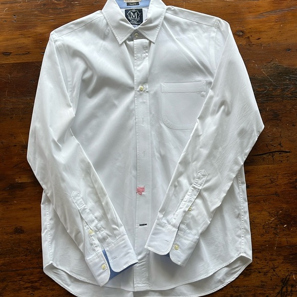 White Men’s Dress Shirt - Picture 1 of 5
